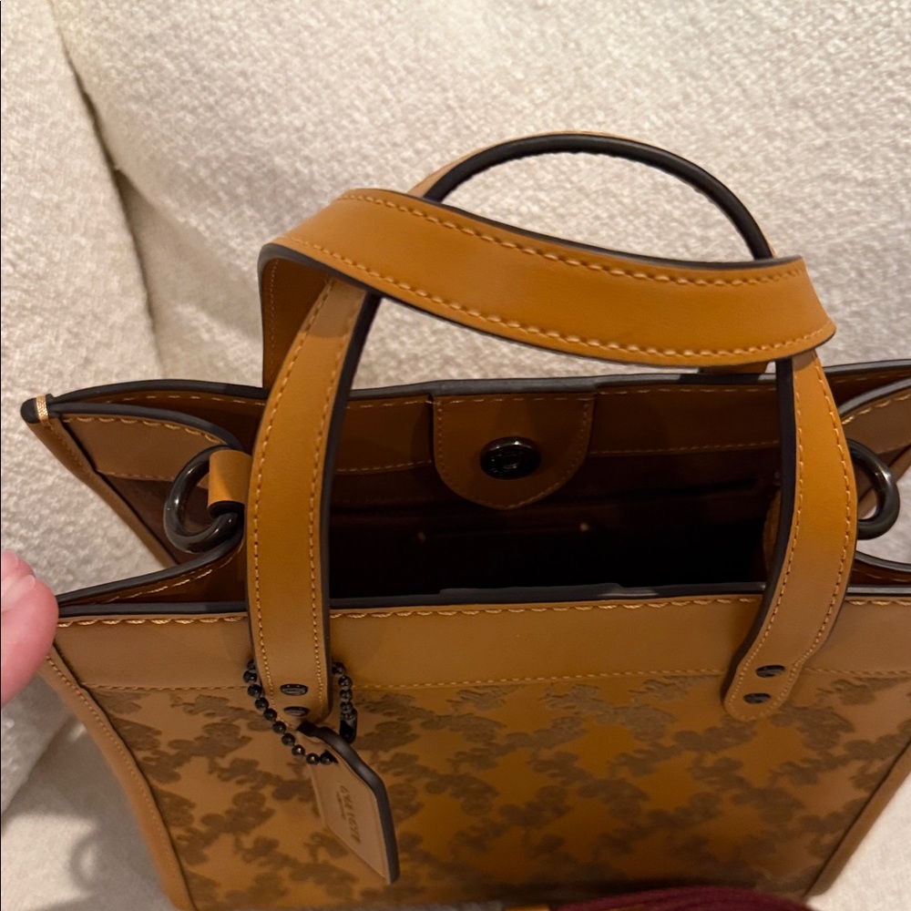 Coach Brown Leather Messenger Bag - Picture 4 of 4
